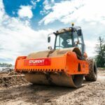 Heavy construction equipment on job site representing equipment leasing and rental operations
